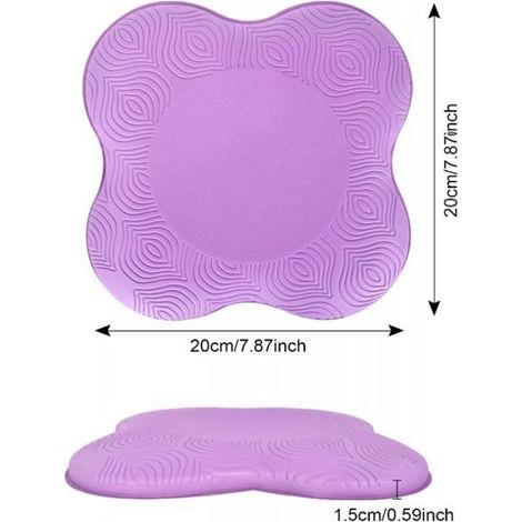 Yoga Genouillère, 2 Pièces Genouillère de Yoga, Tapis de Yoga Genouillères Léger, Yoga Coussin De Genou Pad Genouillère, Mat,yd (1/5)