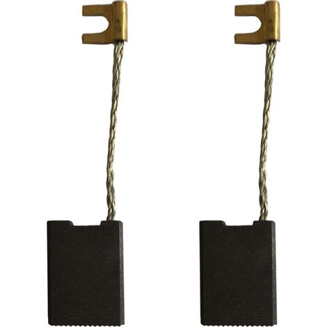 2x Kohlebürsten Motorkohlen Kohlen 6,3x16x22mm für Bosch GOF 1700, GOF 1700 ACE, GOF 1700 E, GSH27 GSH 27, Oberfräsen