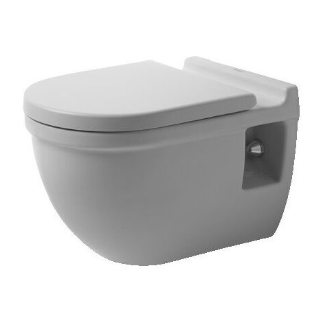 WC suspendu STARCK 3 COMFORT ti 360x545mm SitzHauteur +50mm blanc