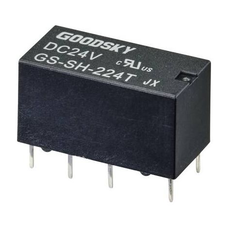 GOODSKY GS-SH-224T RELAIS POUR CIRCUITS IMPRIMÉS 24 V/DC 2 A 2 INVERSEURS (RT) 1 PC(S) TUBE 2347598 (1/3)