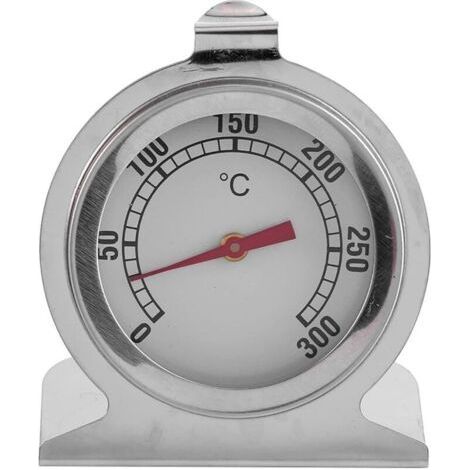 BUNTHAUS Lntyq Thermomètre De Four 0-300 °C, Thermomètre De Four En Acier Inoxydable Pour Four électrique/gaz, Thermomètre à Lecture Instantanée Pour Gril à Grand Cadran, Chef De Friture, Surveillance (1/5)