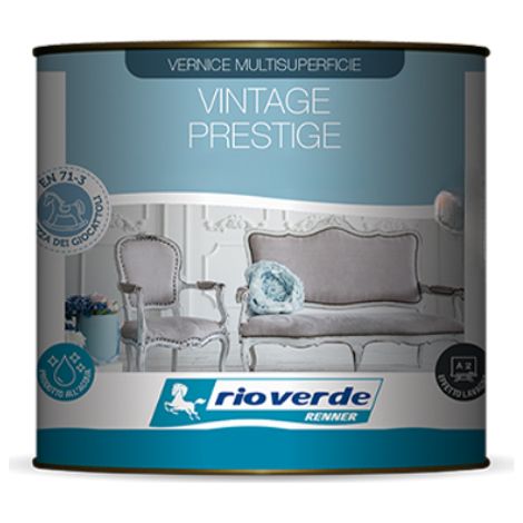 SMALTO MULTISUPERFICE 'VINTAGE PRESTIGE' Lt. 0,5 - colorazione fior di latte (1/4)