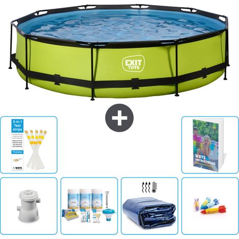 Exit Pool Rund - 360x76 cm - 7-teilig S282