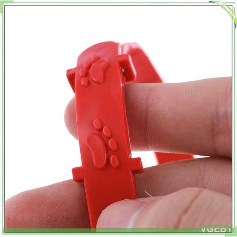 Collier Chat Anti Puce, Prévention Collier Antiparasitaire Chat, Rouge 3 Pcs (1/4)
