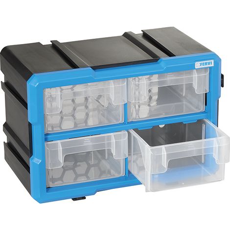 Comoda modular con 4 cajones extraibles para taller Fervi C086/04C (1/5)