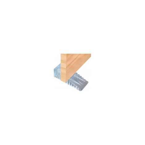 Paquete de 10 piezas de cuñas y topes de puerta de silicona transparente (1/5)