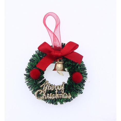 Heurtoir de porte de Noël, couronne d'automne festive et élégante, faux heurtoir de porte de Noël, extérieure et en cuisine (1/5)