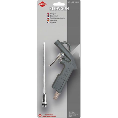 Pistola soffiatrice airpress 4300011 alluminio 12 bar