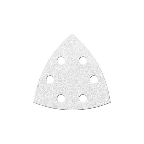 Klettschleifbl.3eck 6 St. 94mm K 80,weiss 6L.FORTIS (1/2)