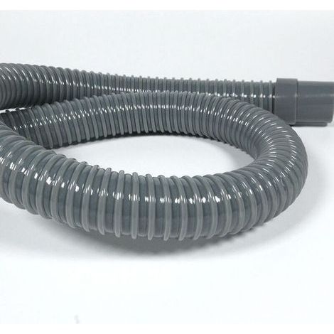 Tuyau d'évacuation flexible 90° - 45 x 32 mm pour raccordement du raccord de robinetterie - Fabriqué en plastique recyclé recyclable - Gris-Chrom (1/5)