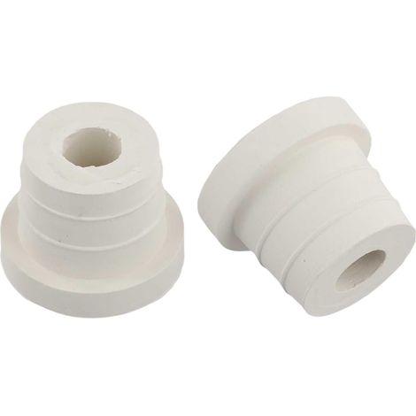 Lot de 2 butoirs d'échelle de piscine, 5 x 4,5 x 4 cm, butées de protection, échelles de piscine, pieds antidérapants (1/5)