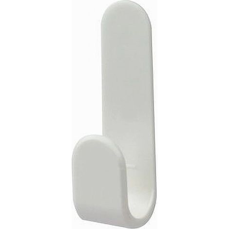 Cleafe - Set 2 Pz Ganci Adesivi Appendini Parete Casa Cucina Bagno Attaccapanni 9cm 79341 - (1/2)