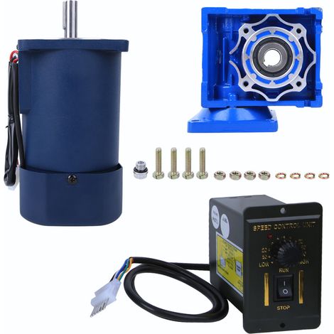 Moteur réducteur à vis sans fin 120 W, 220 V AC, 5IK120RGN RV40, contrôleur de vitesse pour équipement de bureau (rapport de réduction 10 K)