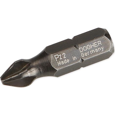 Box mit 10 Schrauber-Bits S2, PZ0  DOGHER 401-PZ0-10