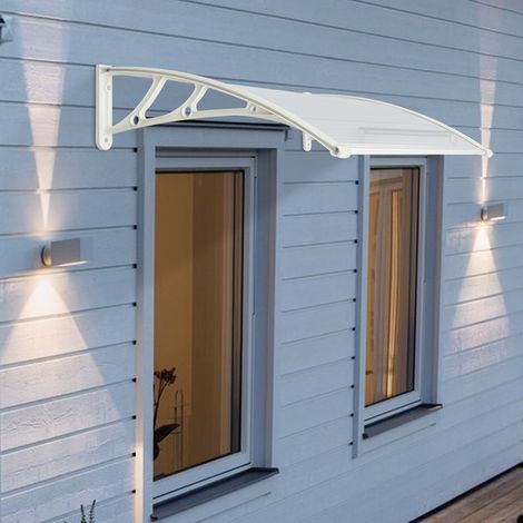 Over Door Canopy Porch Front Rain Cover Awning Shelter Outdoor Patio 60100cm UK