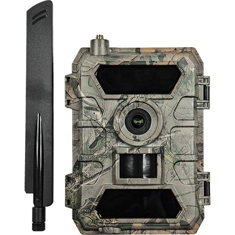 Caméra d'extérieur, caméra de surveillance de la faune naturelle, alimentée par batterie, enregistrement vidéo ultra-clair 8K, IP66, prise de vue ultra grand angle de 120 degrés (1/5)
