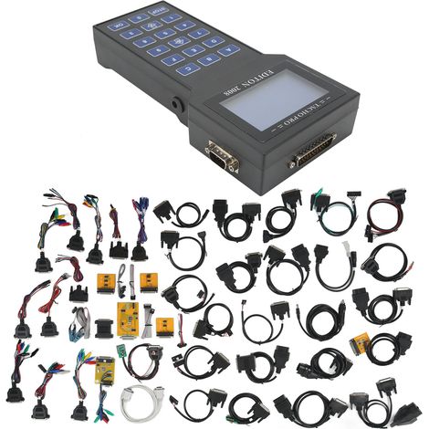 Tacho Pro 2008 Kilometerzähler, Programmiergerät für Armaturenbrett mit komplettem Kabel, hintergrundbeleuchtetem LCD-Bildschirm, universellem Kilometerzähler-Einstellwerkzeug (1/5)