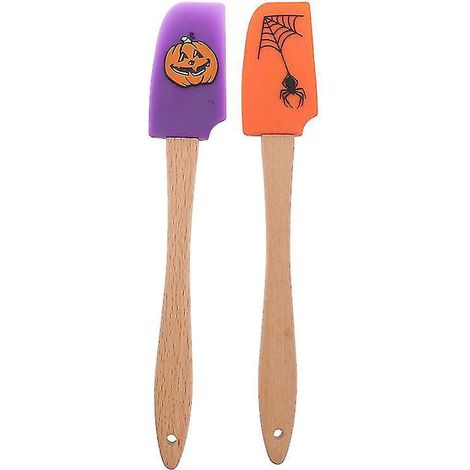 Lot de 2 grattoirs en silicone pour décoration d'Halloween (1/3)