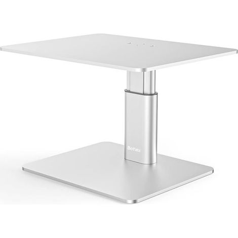 Monitorständer, höhenverstellbarer Schreibtisch-Organizer aus Metall, kompatibel mit Fernseher, PC und Computer (1/5)