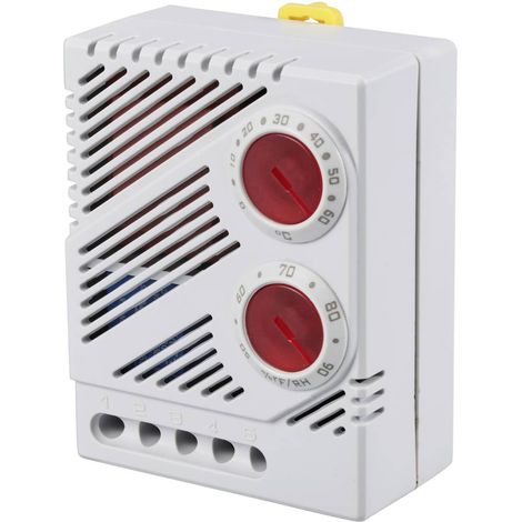TRU COMPONENTS Combinazione termostato igrostato armadio elettrico TC-NTL 78-M01 (L x L x A) 77.5 x 60 x 37.5 mm 1 pz. (1/5)