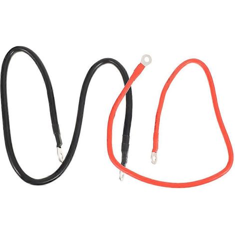 1 Paar Autobatteriekabel, Kupferbatteriekabel, Batterie-Wechselrichterkabel-90X0.7cm (1/3)