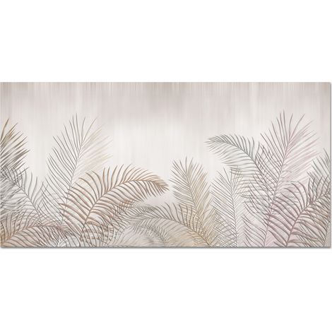 CRÉDENCE CUISINE Feuilles - Beige - Botanique - Vintage 60x30 cm (1/5)