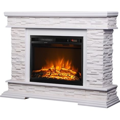 ART FLAME Cheminée électrique - Stone & Lorance color - 1500W - Effet pierre