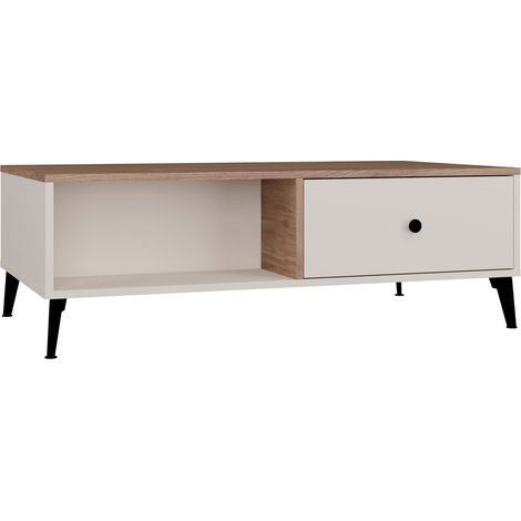Tischkaffee Jury POINT 2S 110 Cashmere Beige Oak Castello 2 zieht für Salon (1/5)