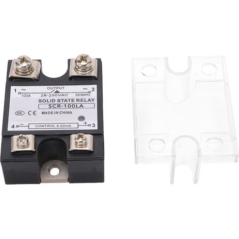 Intelligentes Halbleiterrelais-Modul (SSR) mit 4–20 mA Eingang, Spannungs- und Stromregler, 28–250 V AC, 100 A (1/5)