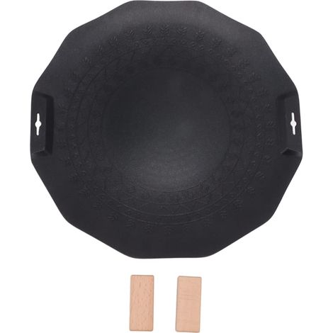 Poêle à Barbecue Coréenne, Plaque De Barbecue En Fonte De Camping En Plein Air, Chauffage Uniforme, Bonne Isolation Thermique, Plaque De Barbecue Anti-brûlure (35cm) (1/5)