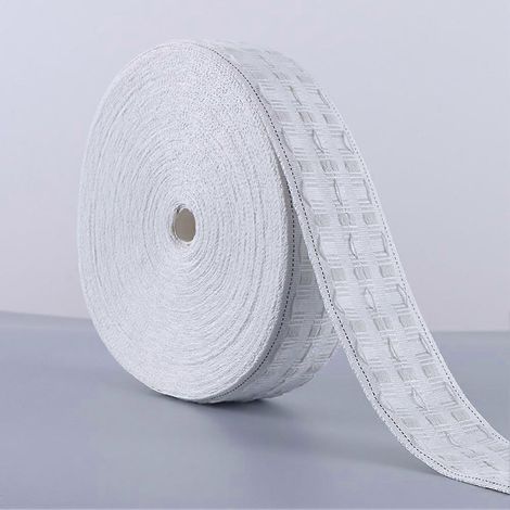 Œillets de 10 m pour rideaux, bande de fixation, crochets et ruban adhésif. (1/5)