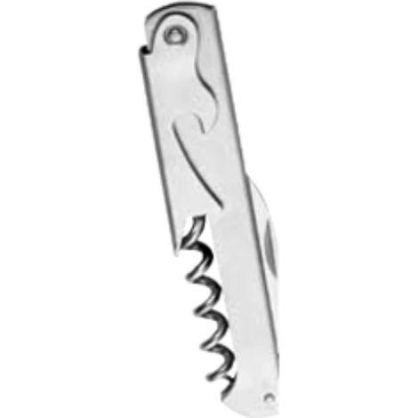 BOXJ BLIST Kellnerkorkenzieher Edelstahl + Messer 09901