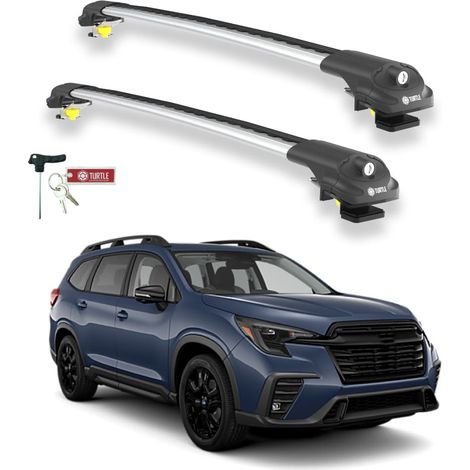 TURTLE kompatibel mit Subaru Ascent 2019-2025 Dachträger Air1 Grau (1/5)