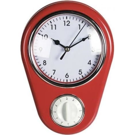 Vintage-Wanduhr mit Timer (1/4)
