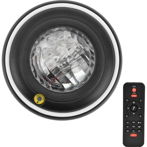 Veilleuse lumineuse colorée avec télécommande, projecteur d'étoiles spatiales et lecteur de musique, idéale comme cadeau pour décorer une chambre d'enfant. (1/5)