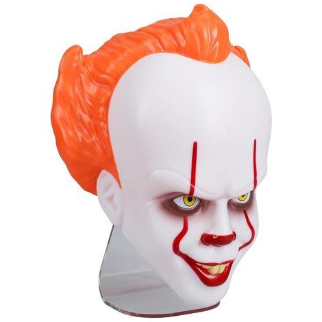 Paladone PP11207IT Lampada Maschera Pennywise IT Stephen King LED 22 cm USB colore Bianco Rosso