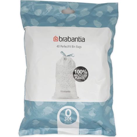 Brabantia Müllbeutel Spenderverpackung PerfectFit Beutel 30 L (O) 40Stk Müllbeutel