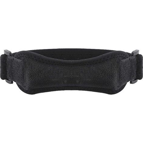 Sangle de soutien rotulien pour la course à pied, genouillère ajustable pour soulager les douleurs, avec silicone absorbant les chocs - Protection de compression pour le basketball et la musculation ( (1/5)