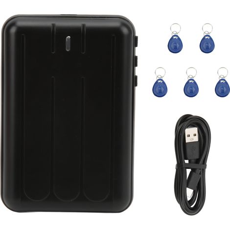 Copieur de cartes à puce noir multifonction multi-fréquence portable pour ascenseur EM4100 EM4200 IC porte-clés (1/5)