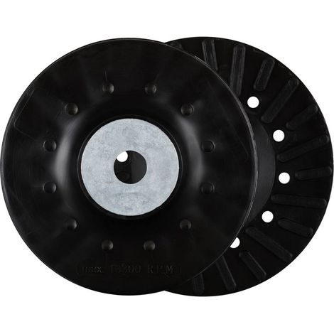 Rhodius 300385 RHODIUS RH TURBO, 10 Rhodius plaque de support en fibre de verre 115 x M14 mm, plateau de support, Topli (1/3)