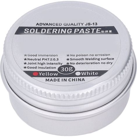 Rosin Solder Paste Low Temperature No Clean Soldering Flux Cream for Electronics Repair 30g / 1.1oz