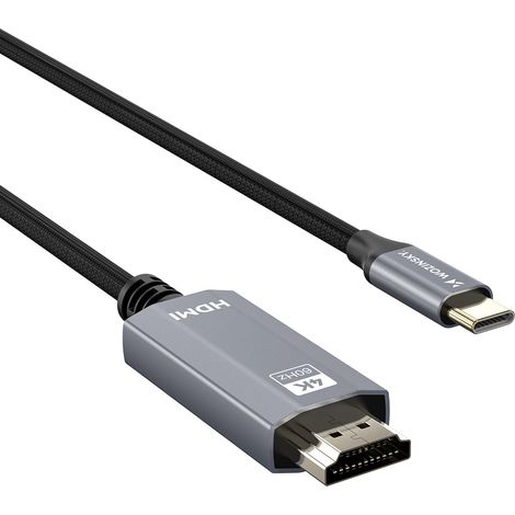 Cavo USB-C - HDMI 4K 60Hz da 1,8 m - Nero (1/5)