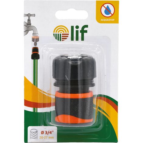 RACCORDO RAPIDO AQUASTOP   3/4 - blister  - LIF