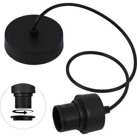Corda piatta 100 nera, cappuccio regolare 50 nero (1/5)