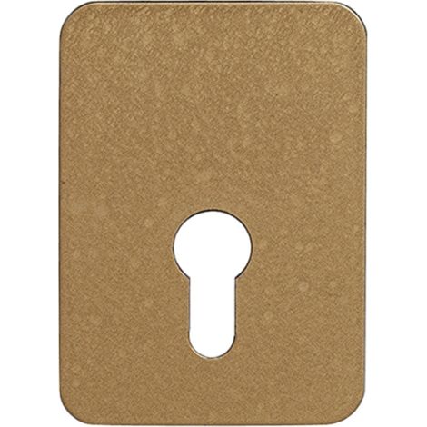 Gegenplatte CAVERS ISEO - für Schloss Arnov Europrofil - Bronze - 9701EU01SA