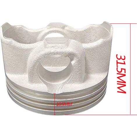 Motorcycle piston parts compatible with Yamaha NMAX155, NMAX125, 2DP, GPD125A, 52mm bore. (1/4)
