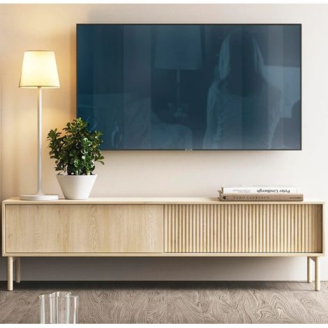 AX LIVING Trentinis 187 2T3S Braun große Kommode 187,1 cm, geriffelte