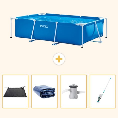 Intex Piscine Tubulaire Rectangulaire - 260x160x65 cm - 5-pièces S82 (1/5)