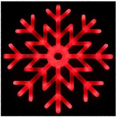 Lampe suspendue LED flocon de neige multicolore de 40 cm (1/5)