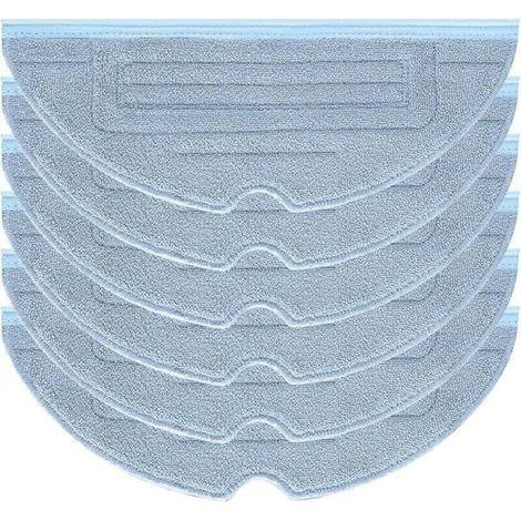 Enowelir 6 replacement mopping pads, compatible with Roborock S7 and T7s robot vacuum cleaners--DTEKGAZ